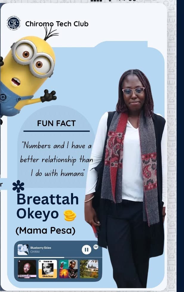 Breattah Okeyo, Treasurer
