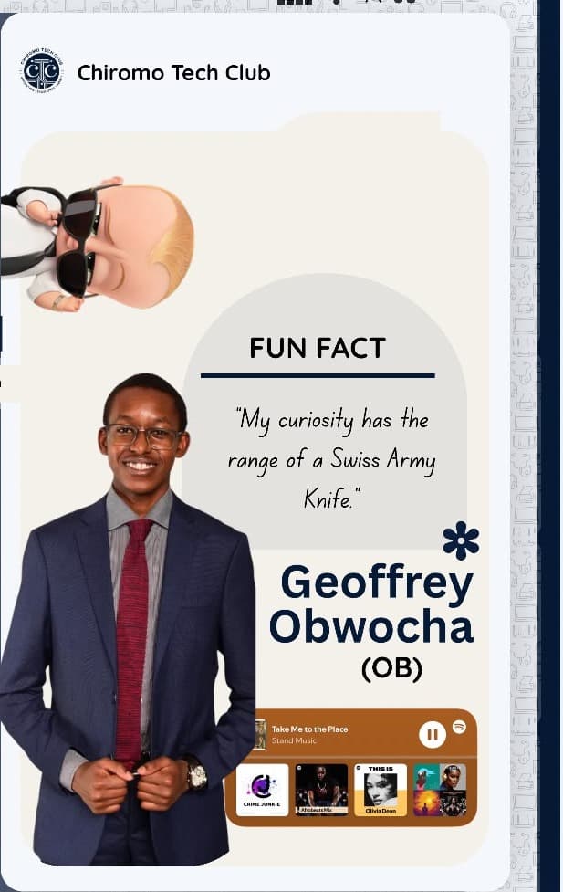 Geoffrey Obwocha, Chairperson