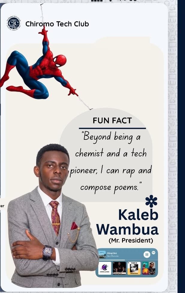 Kaleb Wambua, Membership & Engagement Officer